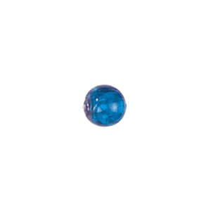 Silver foiled Glass Beads 6589
