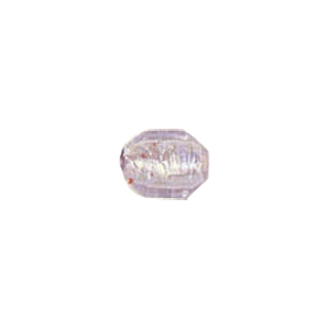 Silver foiled Glass Beads 6605