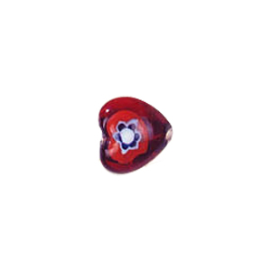 Silver foiled Millefiori lampworked Glass Beads 6617