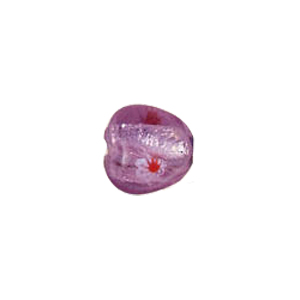 Silver foiled Millefiori lampworked Glass Beads 6620