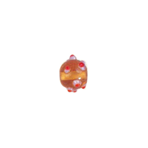 Multi layered Bumpy Lampworked fusion Glass Beads 6626