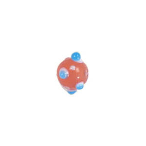 Multi layered Bumpy Lampworked fusion Glass Beads 6638