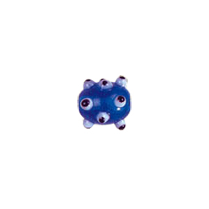 Multi layered Bumpy Lampworked fusion Glass Beads 6641