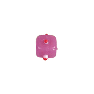 Multi layered Bumpy Lampworked fusion Glass Beads 6646