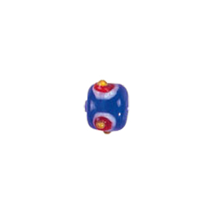 Multi layered Bumpy Lampworked fusion Glass Beads 6650