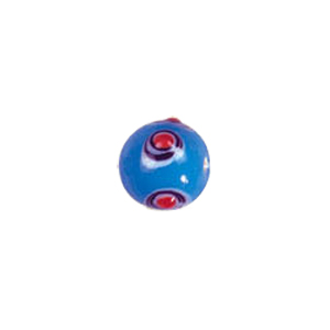 Multi layered Bumpy Lampworked fusion Glass Beads 6652