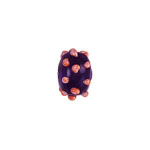 Multi layered Bumpy Lampworked fusion Glass Beads 6669