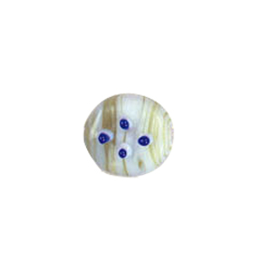 Multi layered Bumpy Lampworked fusion Glass Beads 6672