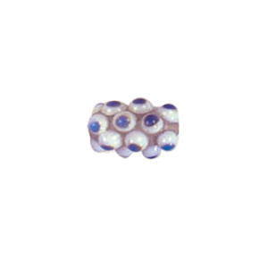 Multi layered Bumpy Lampworked fusion Glass Beads 6680