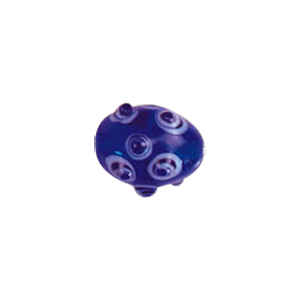 Multi layered Bumpy Lampworked fusion Glass Beads 6691
