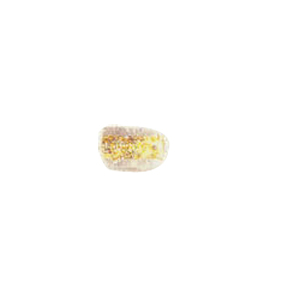 Color foiled furnace Glass Beads 6890