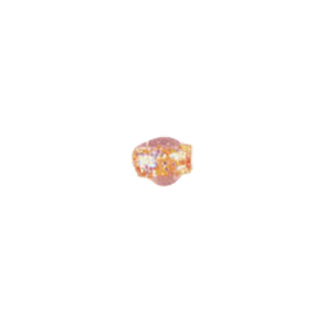 Color foiled furnace Glass Beads 6893