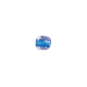 Color foiled furnace Glass Beads with Glitter 6895