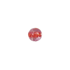 Color foiled furnace Glass Beads with Glitter 6914