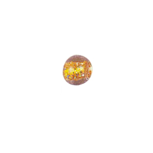 Color foiled furnace Glass Beads with Glitter 6916