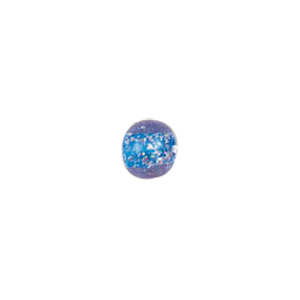 Color foiled furnace Glass Beads with Glitter 6917