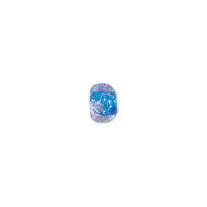 Color foiled furnace Glass Beads with Glitter 6921