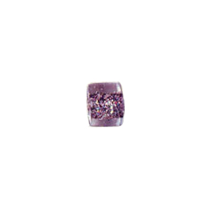 Color foiled furnace Glass Beads with Glitter 6930