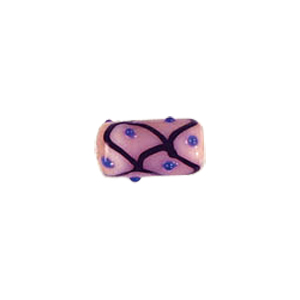 Multi layered Bumpy Beads with dots and swirls 6965