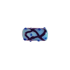 Multi layered Bumpy Beads with dots and swirls 6966
