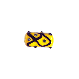Multi layered Bumpy Beads with dots and swirls 6967