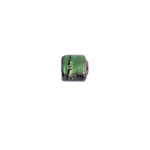 Lampworked Silver mirror gloss Foiled Glass Beads 7061