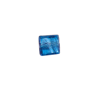 Lampworked Silver mirror gloss Foiled Glass Beads 7065