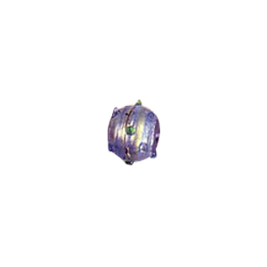 Lampworked Silver mirror gloss Foiled Glass Beads 7076
