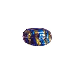 Lampworked Silver mirror gloss Foiled Glass Beads 7088