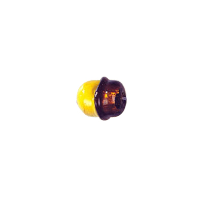 2 tone Furnace large Silver Foiled Glass Beads 7090