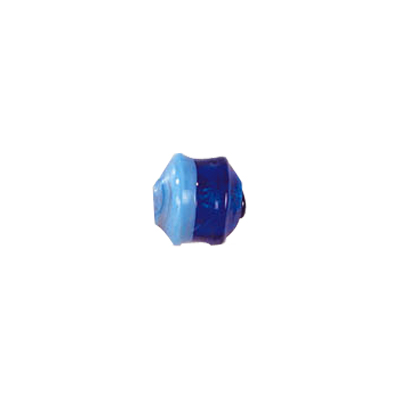 2 tone Furnace large Silver Foiled Glass Beads 7093