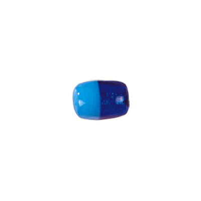 2 tone Furnace large Silver Foiled Glass Beads 7097