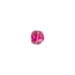 Glitter filled Glass Beads w or stripes 7161