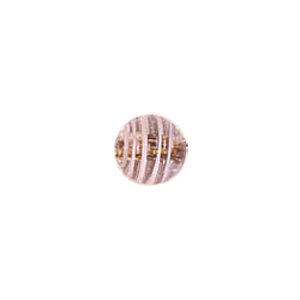 Glitter filled Glass Beads w or stripes 7185