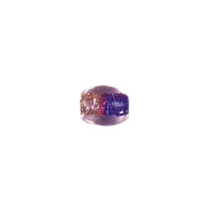 Glitter filled Glass Beads 2 tone 7205