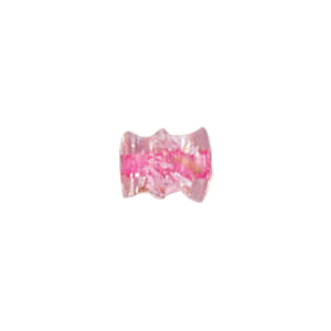 Confetti Glass Beads with color line 7239