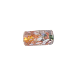 Confetti Glass Beads with color line 7247