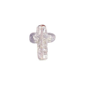 Silver or Gold Foiled Cross Pendant 7250