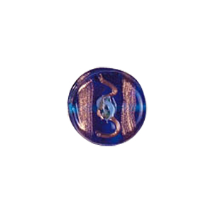 Multi Color lined and striped Lampworked Glass Beads 7337