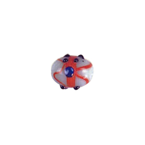 Multi color stringer Lampworked Glass Beads 7372