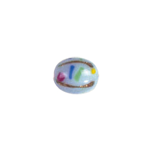 Multi color stringer Lampworked Glass Beads 7403