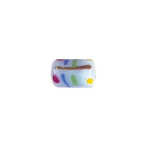Multi color stringer Lampworked Glass Beads 7407