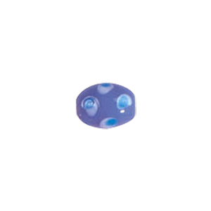 Dotted Flower Lampworked Glass Beads 7425