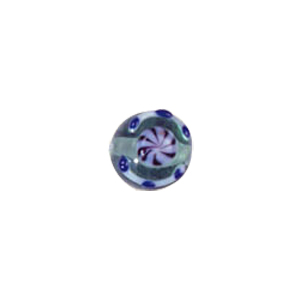 Dotted Flower Lampworked Glass Beads 7457