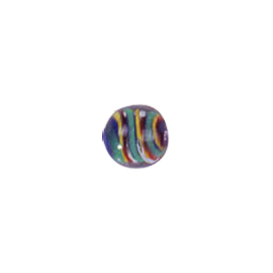 Confetti Glass Beads with color line 7480