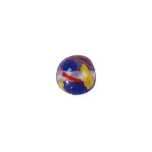 Confetti Glass Beads with color line 7488