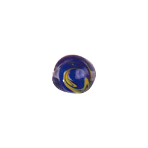 Dotted Flower Lampworked Glass Beads 7498