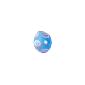 4 layer 2 color Bumpy Glass Beads 7524