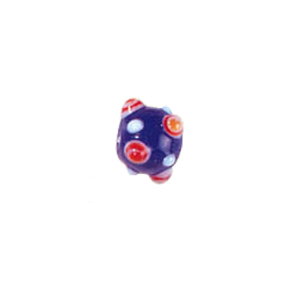 4 layer 2 color Bumpy Glass Beads 7530
