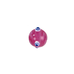 4 layer 2 color Bumpy Glass Beads 7533